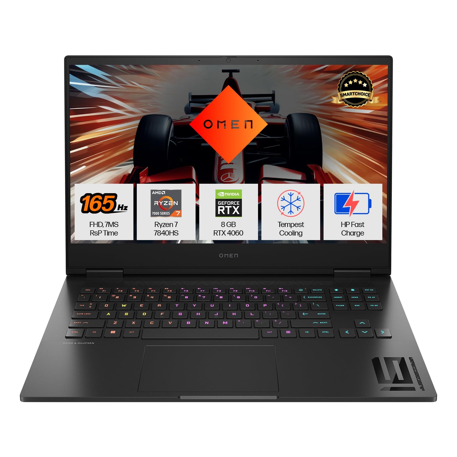 HP Omen 16 with Ryzen 7 7840HS and RTX 4060 – one of the Best Gaming Laptops Under Rs 1 Lakh in 2025