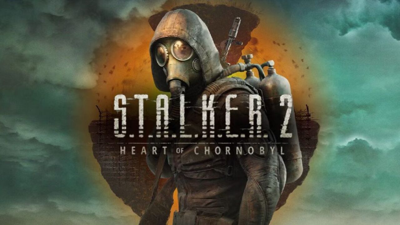 STALKER 2 Heart of Chornobyl Promotional poster for S.T.A.L.K.E.R. 2: Heart of Chornobyl featuring a stalker in a gas mask, a game with one of the longest main stories.