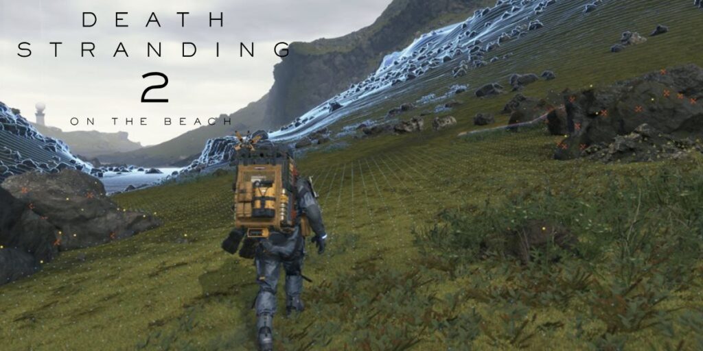 Sam Porter Bridges in Death Stranding 2: On The Beach gameplay screenshot from the PlayStation State of Play.