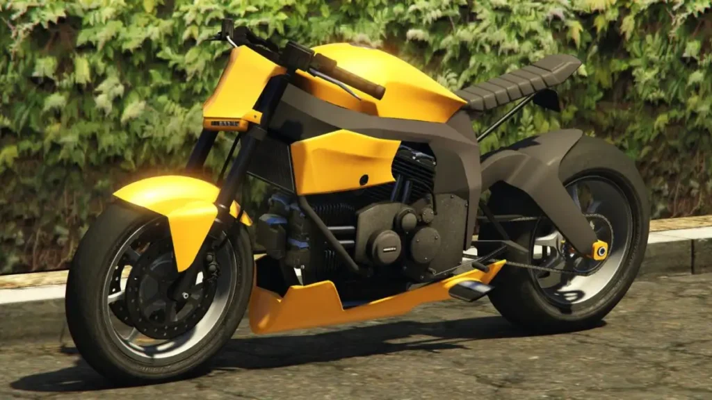 Pegassi Vortex street racing motorcycle in GTA Online, valued for braking and speed among the fastest bikes in GTA Online.