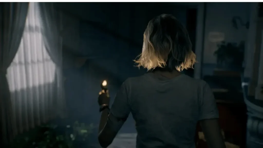 A collage of leaked screenshots from the Resident Evil 9 Requiem demo.