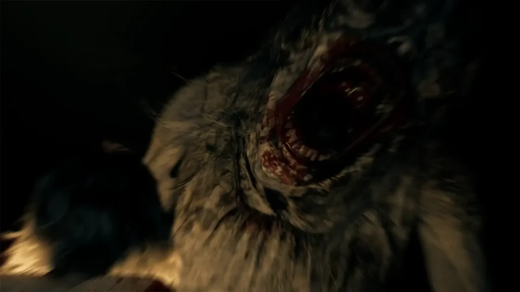 A collage of leaked screenshots from the Resident Evil 9 Requiem.