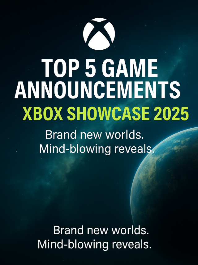Top 5 Xbox Games Announced at the 2025 Xbox Showcase