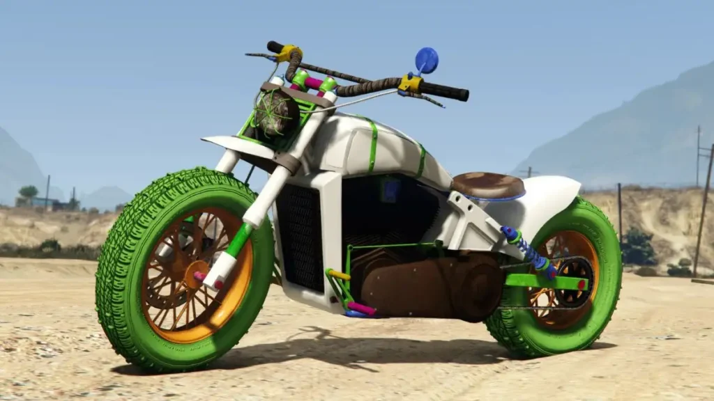 Western Gargoyle Arena bike in GTA Online, one of the fastest bikes in GTA Online with high speed and aggressive design.